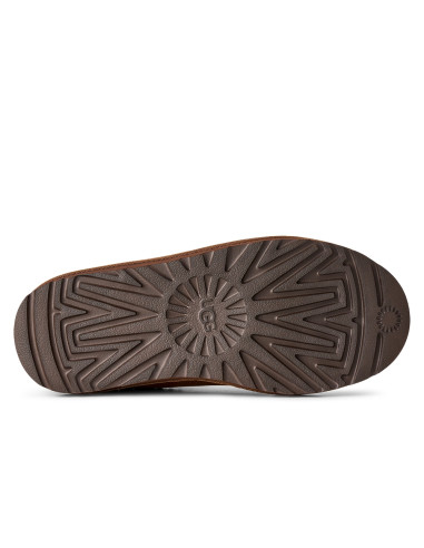 Chaussons Femme UGG Tasman Nubuck Dark Chestnut – 1184353-DKC
