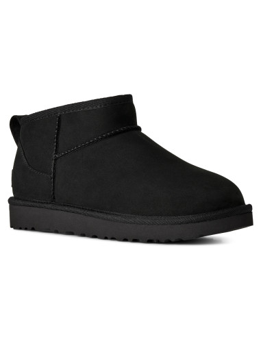 Boots Femme UGG Classic Ultra Mini Nubuck Black – 1184556-BLK