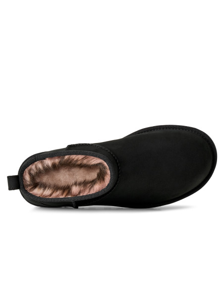Boots Femme UGG Classic Ultra Mini Nubuck Black – 1184556-BLK