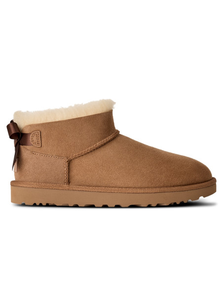 Boots Femme UGG Ultra Mini Bailey Bow Chestnut – 1185491-CHE