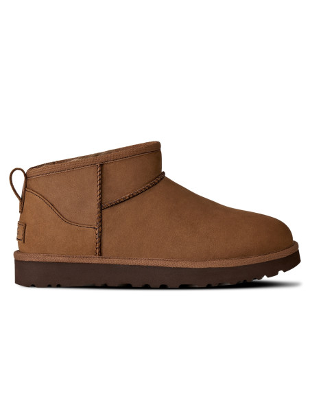 Boots Femme UGG Classic Ultra Mini Nubuck Marron – 1184556-DKC