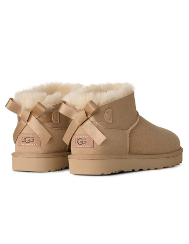 Boots Femme UGG Ultra Mini Bailey Bow Sand – 1185491-SAN