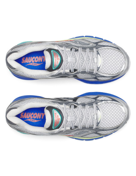 Baskets Femme Saucony ProGrid Guide 7 Gris/Bleu – S101493-1014