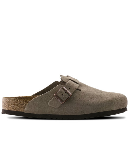 Birkenstock Boston Femme Daim Taupe | Hylton