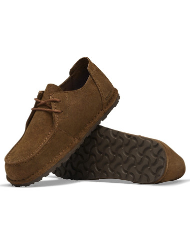 Derbies Mixte Birkenstock Utti Lace Cuir Suédé Marron – 1033136