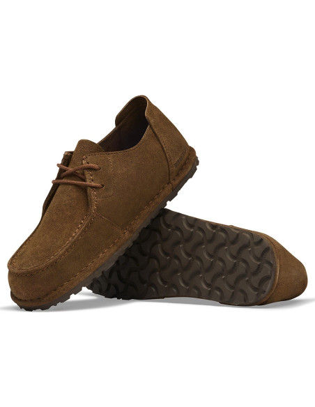 Derbies Mixte Birkenstock Utti Lace Cuir Suédé Marron – 1033136