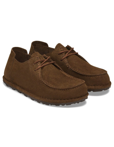 Derbies Mixte Birkenstock Utti Lace Cuir Suédé Marron – 1033136