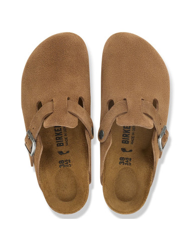 Sabots Mixte Birkenstock Boston Cuir Suédé Marron – 1032813