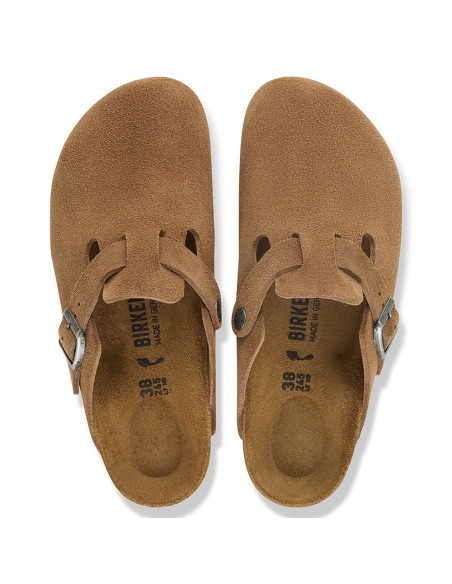 Sabots Mixte Birkenstock Boston Cuir Suédé Marron – 1032813