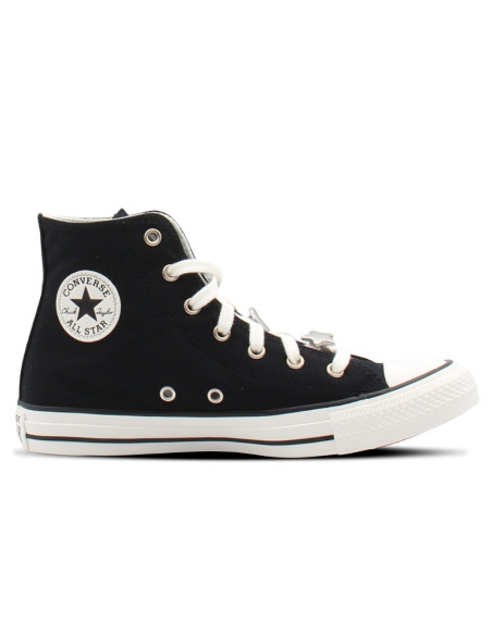Converse Chuck Taylor All Star Hi Femme Black White Silver