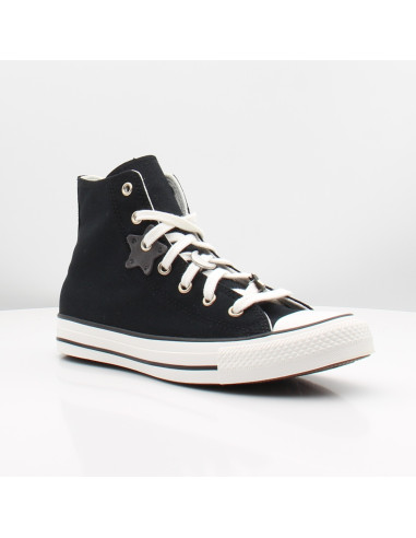 Converse Chuck Taylor All Star Hi Femme Black White Silver