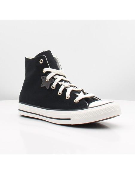 Converse Chuck Taylor All Star Hi Femme Black White Silver
