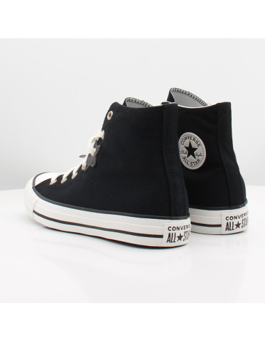 Converse Chuck Taylor All Star Hi Femme Black White Silver