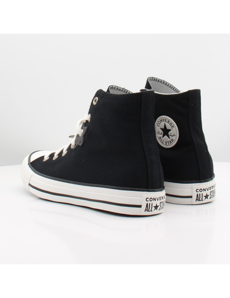 Converse Chuck Taylor All Star Hi Femme Black White Silver