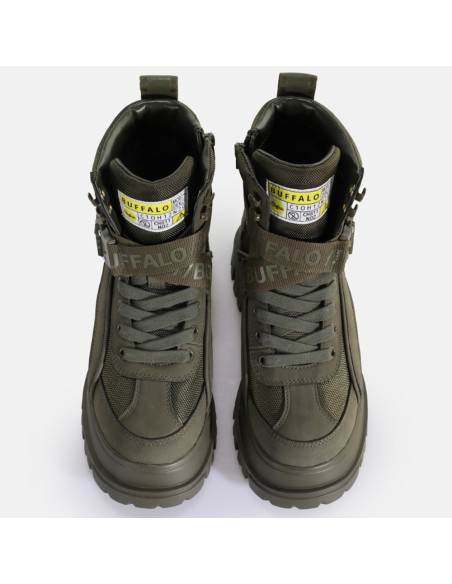Bottines femme Buffalo Aspha Com1 Laceup Mid