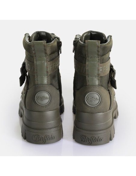 Bottines femme Buffalo Aspha Com1 Laceup Mid