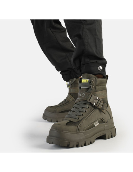 Bottines femme Buffalo Aspha Com1 Laceup Mid