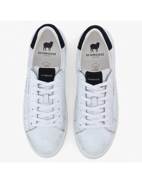 Schmoove Sparkle Sneaker Homme Cracked White Black