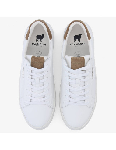 Schmoove Sparkle Sneaker Homme White Taupe | Hylton