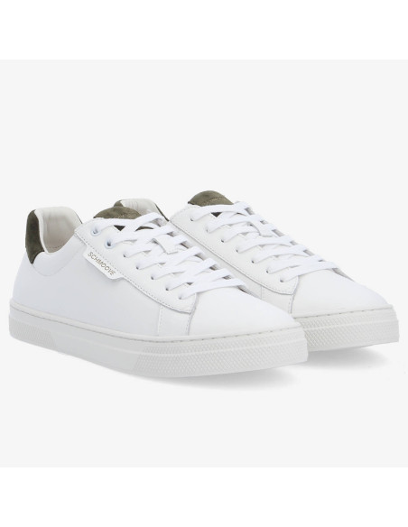 Schmoove Sparkle Sneaker Homme White Kaki | Hylton