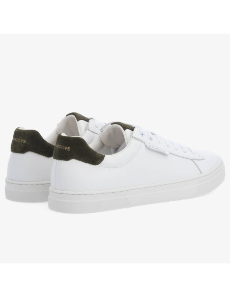 Schmoove Sparkle Sneaker Homme White Kaki | Hylton