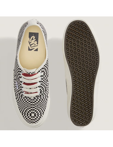 Vans LX Authentic 44 Mixte Checkerboard Noir Blanc