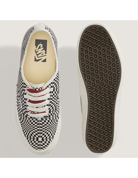 Vans LX Authentic 44 Mixte Checkerboard Noir Blanc