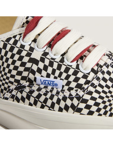 Vans LX Authentic 44 Mixte Checkerboard Noir Blanc