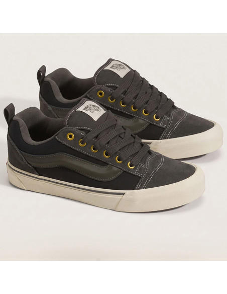 Vans Knu Skool Black Dark Gray Mixte | Hylton
