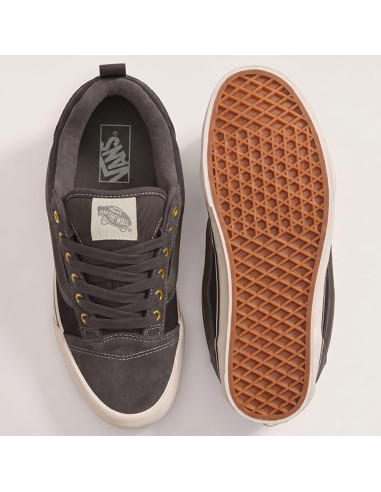 Vans Knu Skool Black Dark Gray Mixte | Hylton