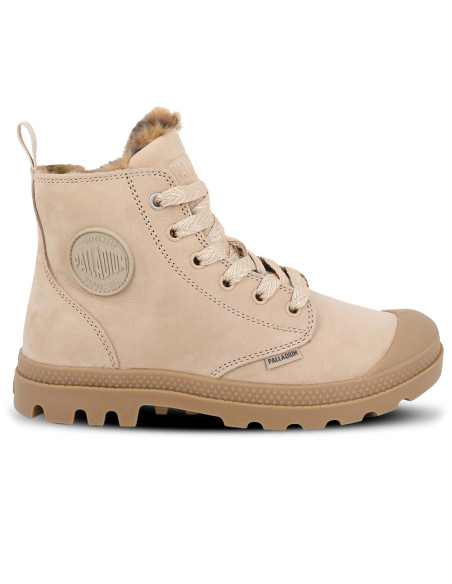Palladium Pampa Hi Zip WL Wild Femme Beige | Hylton