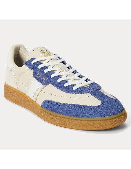 Baskets Homme Polo Ralph Lauren Bedford Marron/Beige – 804P04920008