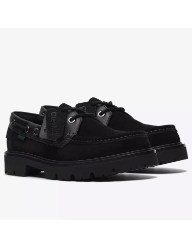 Clarks Cleyhill Boat Homme Black Suede | Hylton