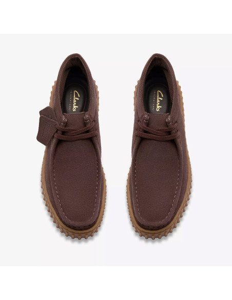 Clarks Torhill Moss Femme Dark Brown Suede | Hylton