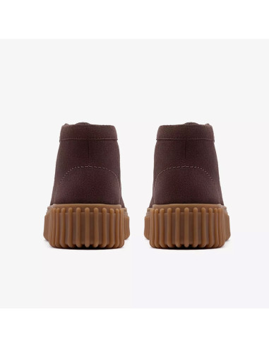Clarks Torhill Moss Femme Dark Brown Suede | Hylton