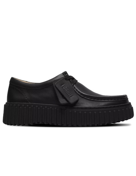Clarks Torhill Bee Homme Black Leather | Hylton