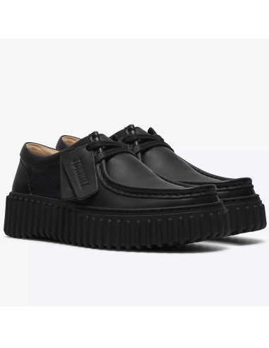Clarks Torhill Bee Homme Black Leather | Hylton
