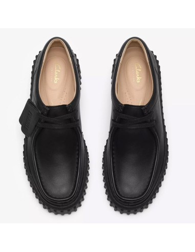 Clarks Torhill Bee Homme Black Leather | Hylton