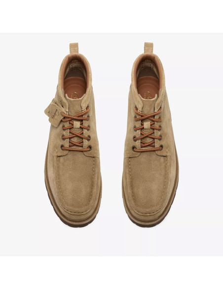 Clarks Cleyhill Hi Homme Dark Sand Suede | Hylton