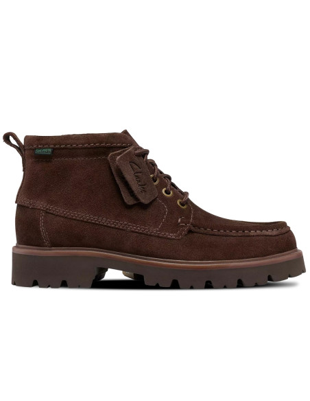 Clarks Cleyhill Hi Homme Brown Suede | Hylton