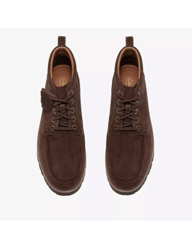 Clarks Cleyhill Hi Homme Brown Suede | Hylton