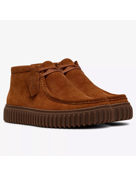 Clarks Torhill Hi Homme Ginger Suede | Hylton