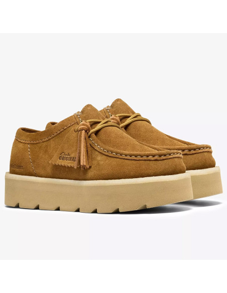 Clarks Meare Walla Femme Bronze Suede | Hylton