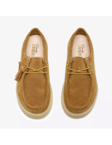 Clarks Meare Walla Femme Bronze Suede | Hylton