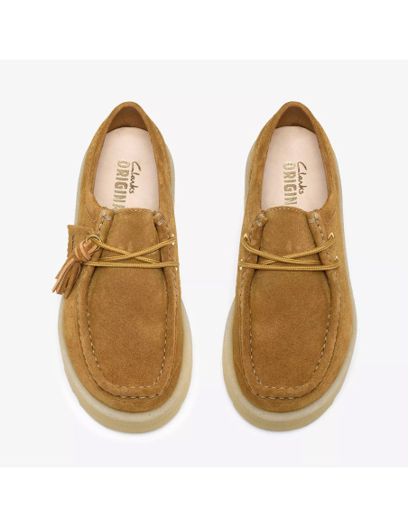 Clarks Meare Walla Femme Bronze Suede | Hylton