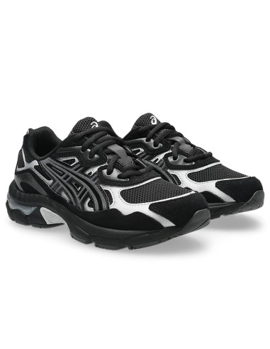 ASICS GEL-NYC GS Junior Black Silver | Hylton