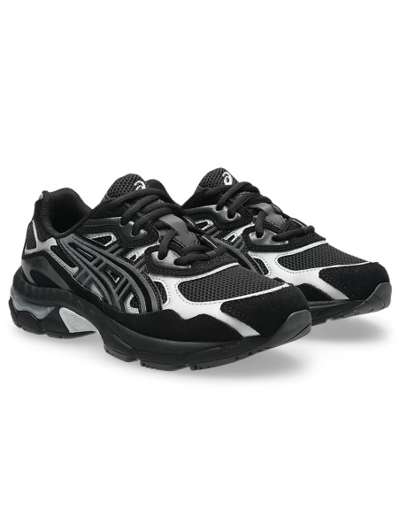 ASICS GEL-NYC GS Junior Black Silver | Hylton