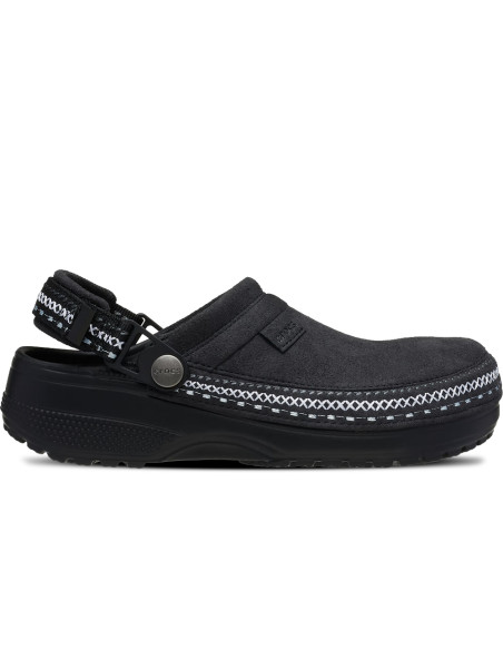 Crocs Crafted Vegan Suede Stitch Femme Black | Hylton
