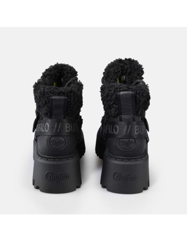 Buffalo Aspen COM Mid Warm Fourrées Femme Noir | Hylton