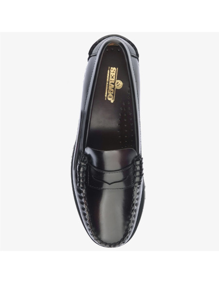 Sebago Dan Lug Noir Mocassins Femme | Hylton